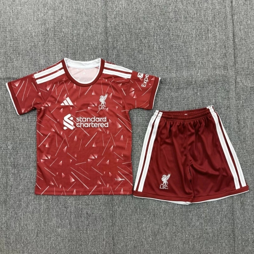 2026/2027 Liverpool Home Soccer Jersey Kids Size