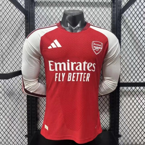 2026/2027 Long Sleeve Player Version Arsenal Home Football Shirt