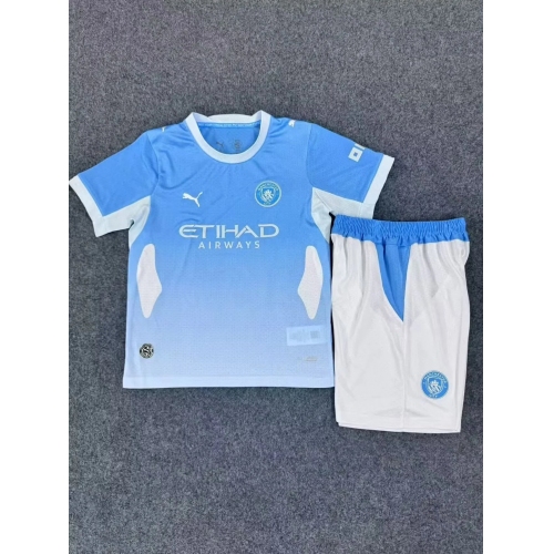 2026/2027 Manchester City Home Football Shirt Kids Size