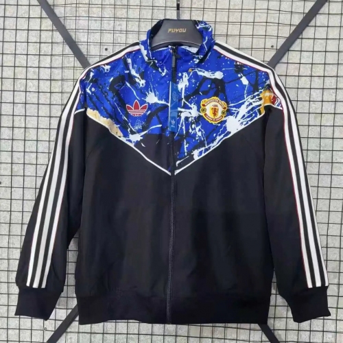2026/2027 Manchester United Windbreaker Blue Football Shirt