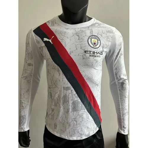 25/26 Man City Away FIFA Club World Cup Player Version Long Sleeve Soccer Jersey