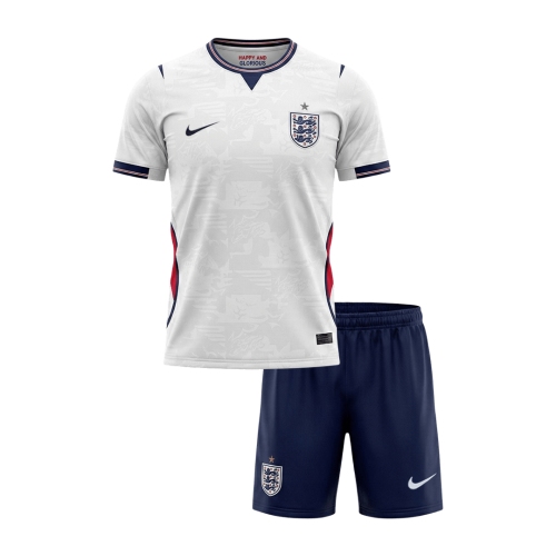 England Home World Cup Kids Soccer Jerseys Kit 2026
