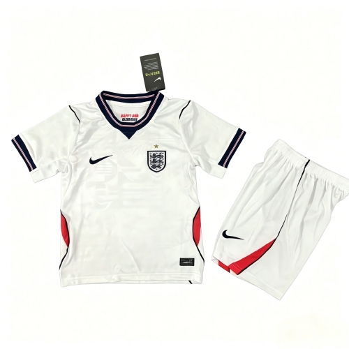 Kids England Home Jersey Kit World Cup 2026