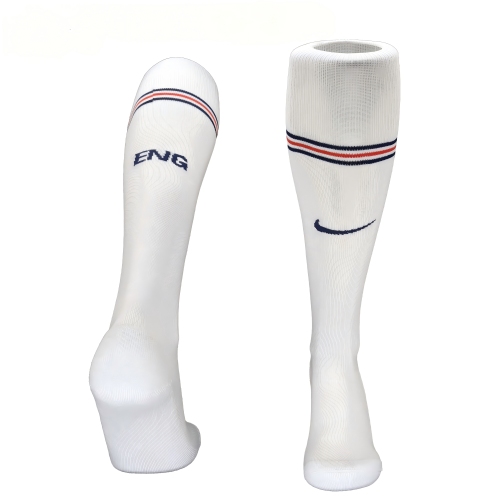 Kids England Home Soccer Socks-White 2026
