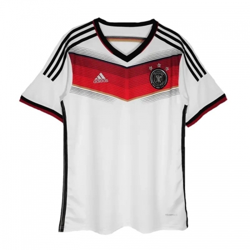 2014 Germany Retro 3 Stars Home Jersey World Cup