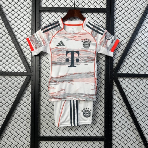 2025/2026 Bayern Munich Away Football Shirt Kids Size