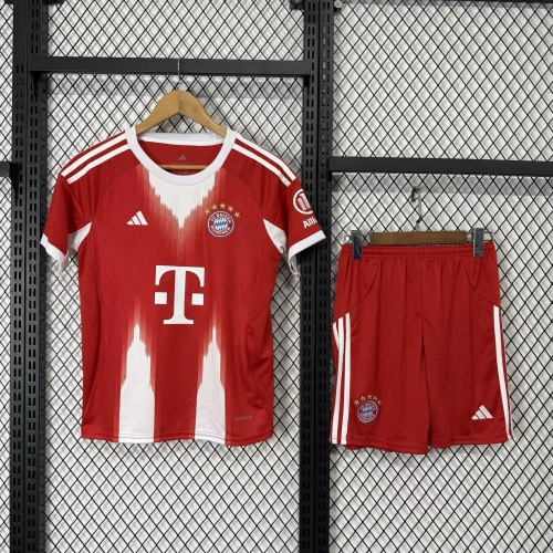 2025/2026 Bayern Munich Home Football Shirt Kids Size
