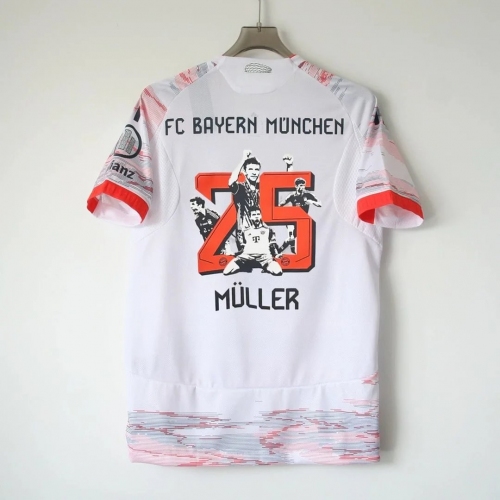 2025/2026 Bayern Munich Muller Commemorative Edition Football Shirt