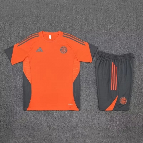 2025/2026 Bayern Munich Training Suit Orange Football Shirt Kids Size