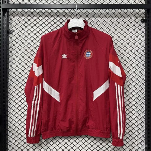 2025/2026 Bayern Munich Windbreaker Burgundy Football Shirt