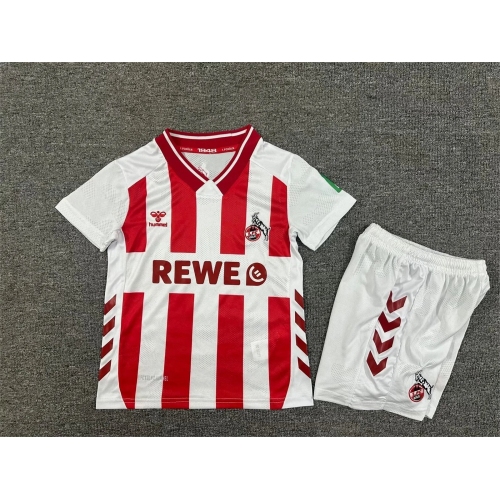 2025/2026 Cologne Home Football Shirt Kids Size