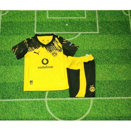 2025/2026 Dortmund Home Football Shirt Kids Size