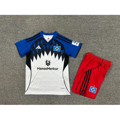 2025/2026 Hamburger Home Football Shirt Kids Size
