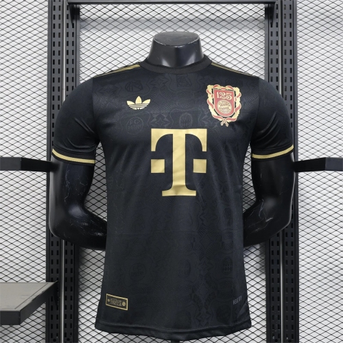 2025/2026 Player Version Bayern Munich 125th Anniversary Edition Black Football Shirt
