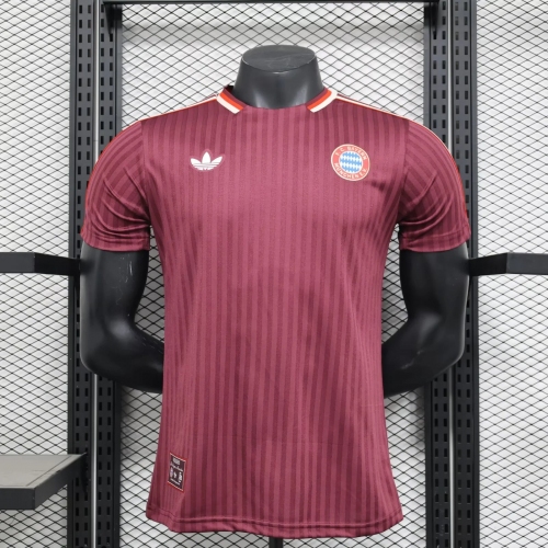 2025/2026 Player Version Bayern Munich Special Edition Crimson Football Shirt