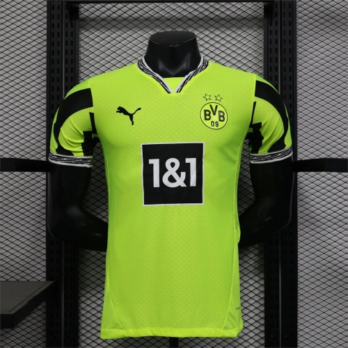 2025/2026 Player Version Dortmund Special Edition Fluorescent Green Football Shirt