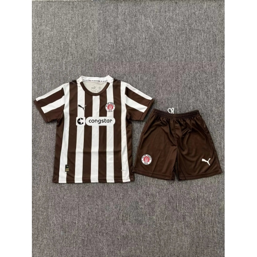 2025/2026 St. Pauli Home Football Shirt Kids Size