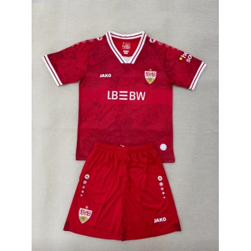 2025/2026 VfB Stuttgart Away Football Jersey Kids Size