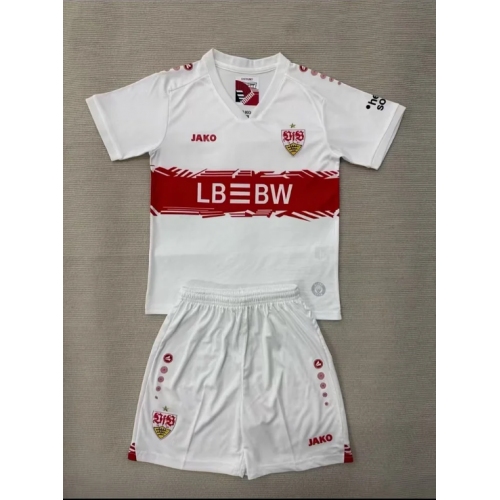 2025/2026 VfB Stuttgart Home Football Jersey Kids Size