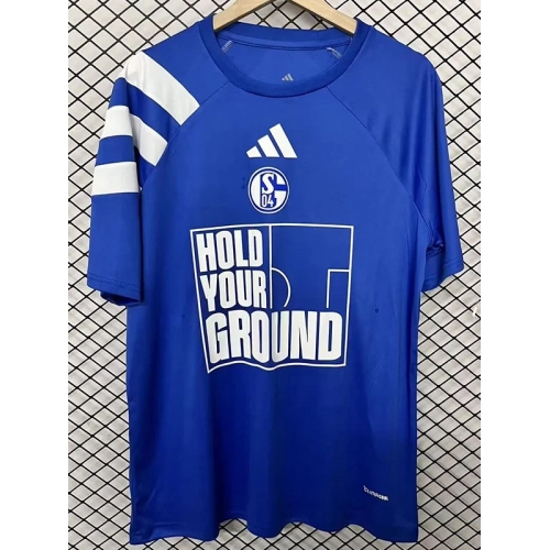 2026 Schalke 04 Declaration Edition Blue Fans Soccer Jersey