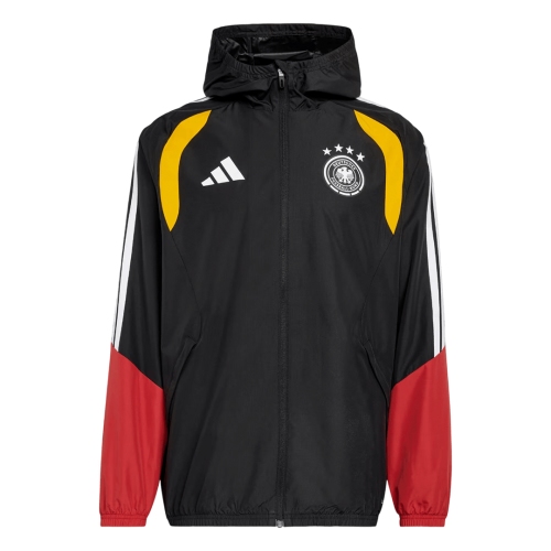 Germany Hoodie Jacket 2026-Red&Black