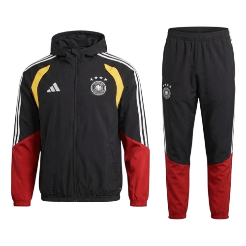 Germany Hoodie Tracksuit 2026 Red&Black