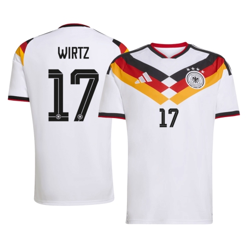 WIRTZ #17 Germany Home Soccer Jersey World Cup 2026
