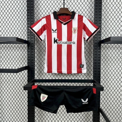 2025/2026 Athletic Bilbao Home Football Shirt Kids Size
