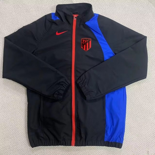 2025/2026 Atletico Madrid Windbreaker Black Football Shirt