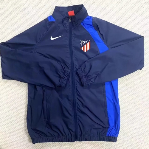 2025/2026 Atletico Madrid Windbreaker Royal Blue Football Shirt