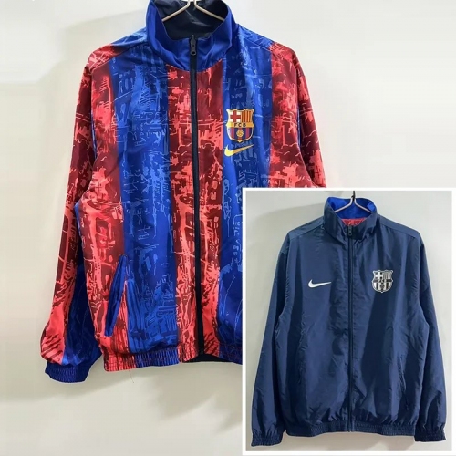 2025/2026 Barcelona Double-Sided Windbreaker Football Shirt 02