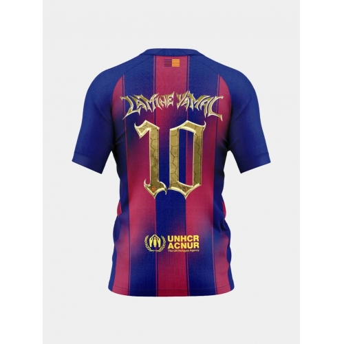 2025/2026 Barcelona Home LAMINE YAMAL Special Edition Football Shirt