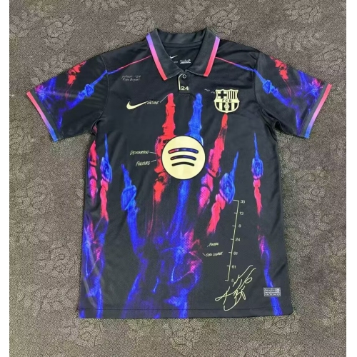 2025/2026 Barcelona Special Edition Dark Blue Football Shirt