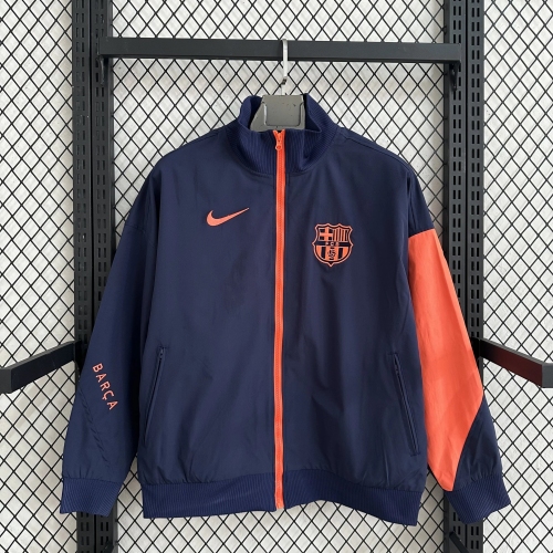 2025/2026 Barcelona Windbreaker Royal Blue Football Shirt