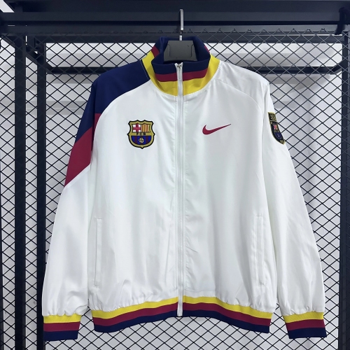 2025/2026 Barcelona Windbreaker White Football Shirt