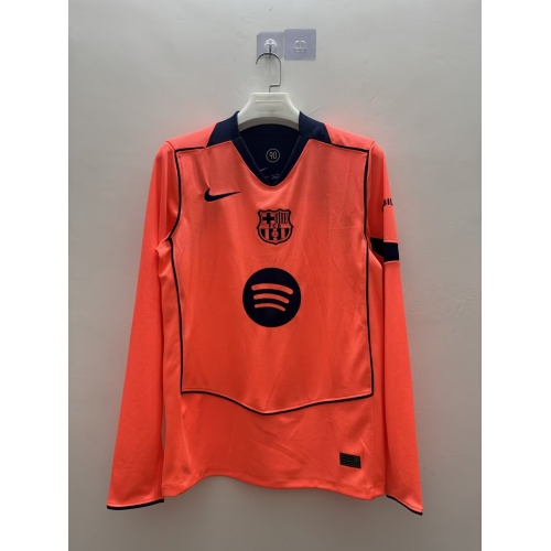 2025/2026 Long Sleeve Barcelona Third Away Football Shirt