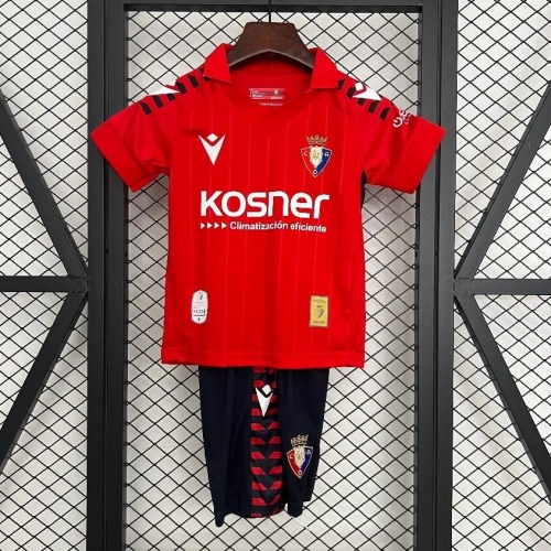 2025/2026 Osasuna Home Football Shirt Kids Size