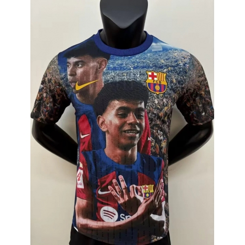 2025/2026 Player Version Barcelona LAMINE YAMAL Special Edition Football Shirt