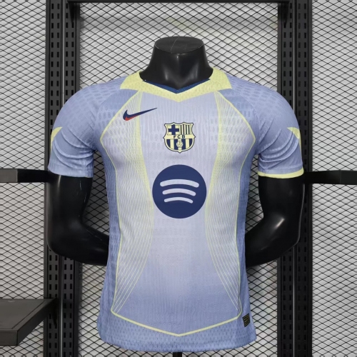 2025/2026 Player Version Barcelona Special Edition Light Purple Football Shirt