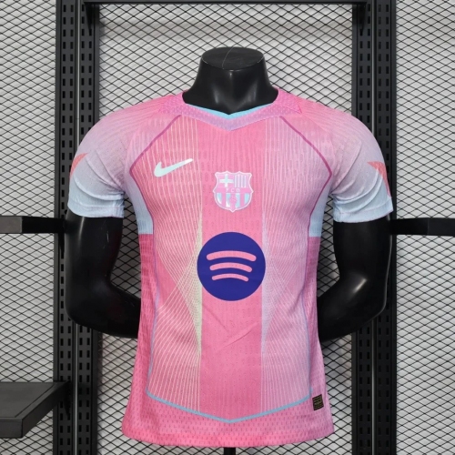 2025/2026 Player Version Barcelona Special Edition Pink Football Shirt