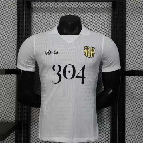 2025/2026 Player Version Barcelona Special Edition White 304 Football Shirt