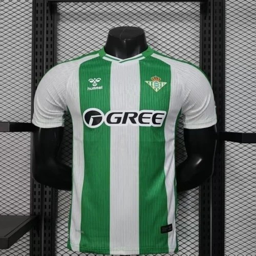 2025/2026 Player Version Real Betis Home Football Shirt