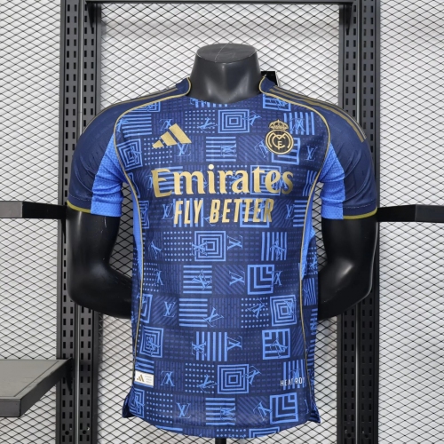 2025/2026 Player Version Real Madrid Special Edition Blue Football Shirt