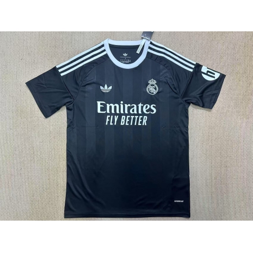 2025/2026 Real Madrid Goalkeeper Black Football Shirt