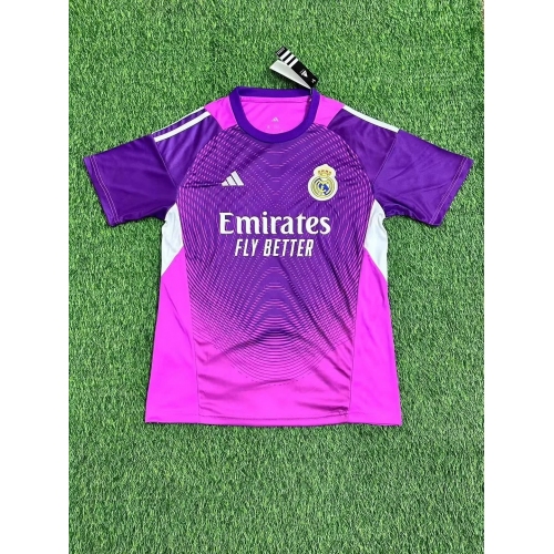 2025/2026 Real Madrid Goalkeeper Purple Red Football Shirt