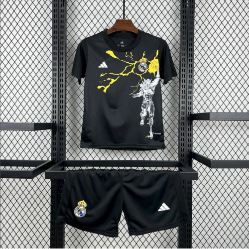 2025/2026 Real Madrid Special Edition Black Football Shirt Kids Size