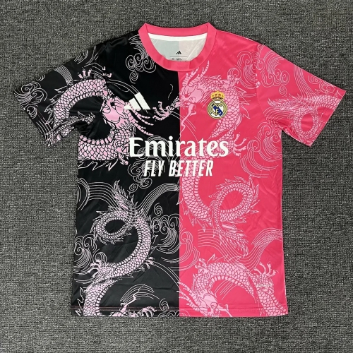 2025/2026 Real Madrid Special Edition Pink Black Football Shirt
