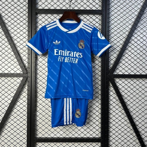 2025/2026 Real Madrid Third Away Football Shirt1:1 Kids Size