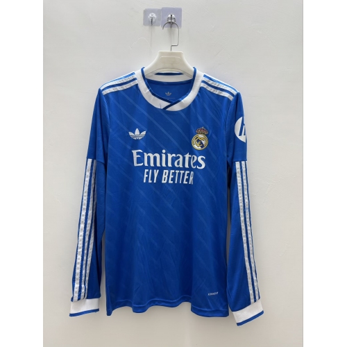 2025/2026 Real Madrid Third Away Long Sleeve Football Shirt