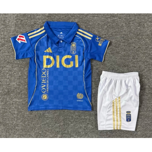 2025/2026 Real Oviedo Home Football Shirt Kids Size